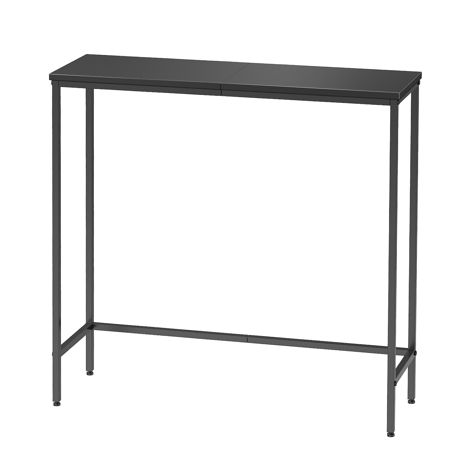HOOBRO Narrow Console Table, 29.5" Small Entryway Table, Thin Sofa Table, Side Table, Display Table, for Hallway, Bedroom, Living Room, Foyer, Black